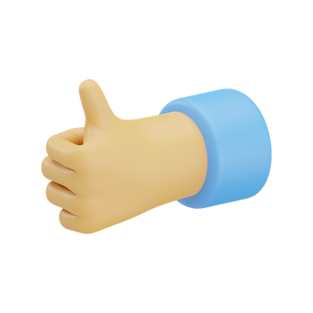 Good hand gesture 1  3D Icon