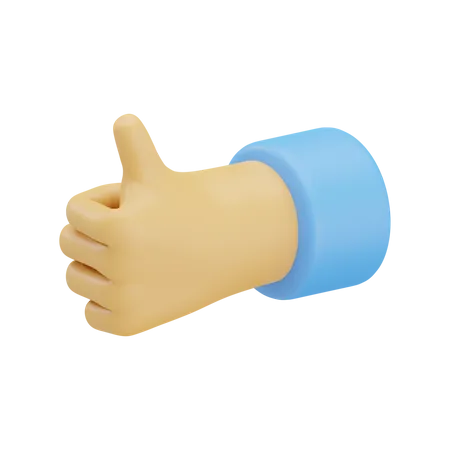 Good hand gesture 1  3D Icon