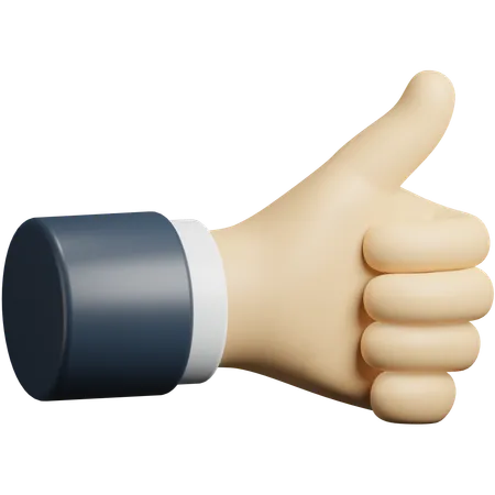 Good hand gesture  3D Icon