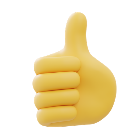 Good Hand Gesture  3D Icon