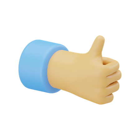 Good hand gesture  3D Icon