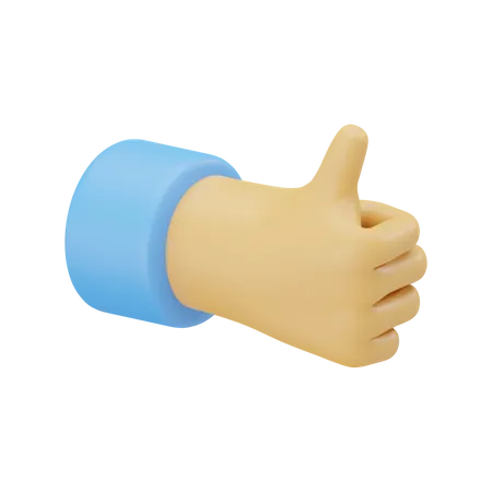 Good hand gesture  3D Icon