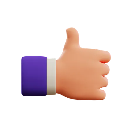 Good hand gesture  3D Icon