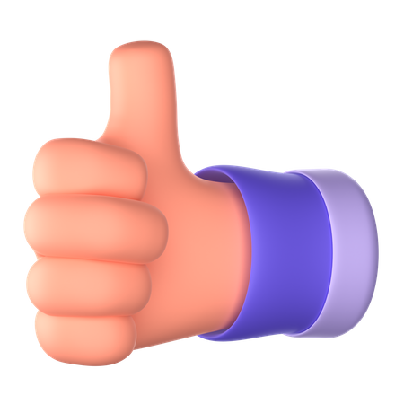 Good Hand Gesture  3D Icon