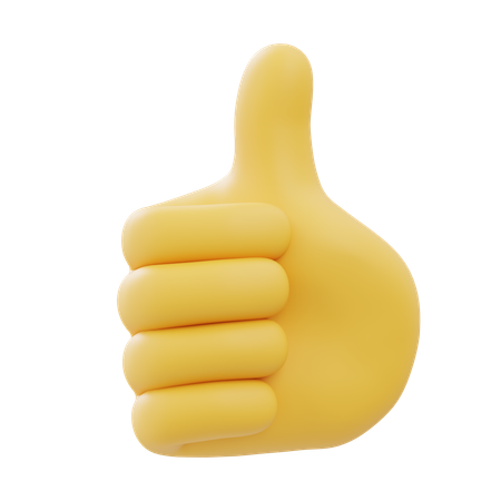 Good Hand Gesture  3D Icon