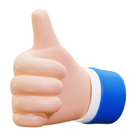 Good Hand Gesture  3D Icon