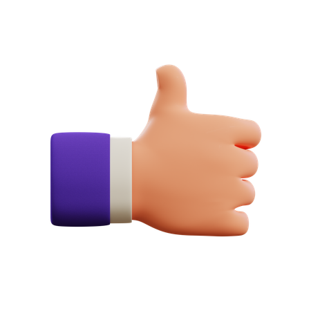 Good hand gesture  3D Icon