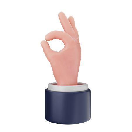 Good Hand Gestures  3D Icon