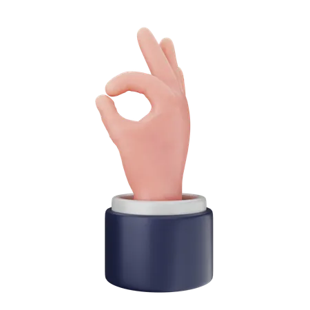 Good Hand Gestures  3D Icon