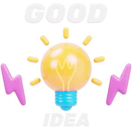 Good Idea  3D Icon