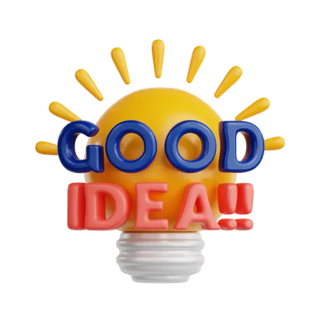 Good Idea  3D Sticker