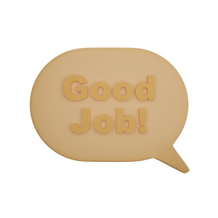 Good job  3D Icon