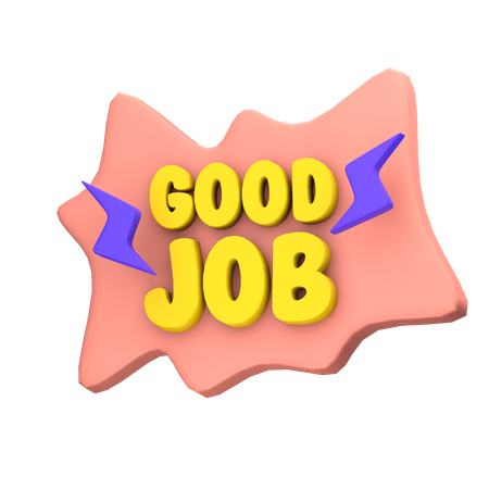 Good Job  3D Icon