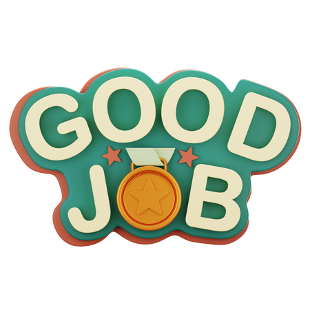 Good Job  3D Icon