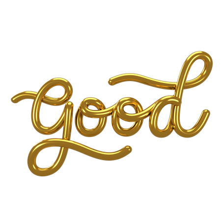 Good Letter  3D Icon
