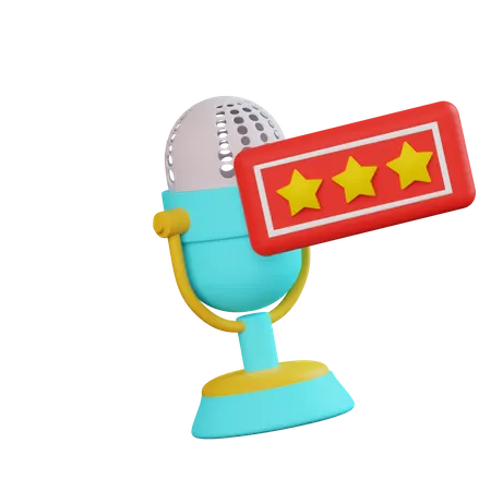 Good Podcast Rating  3D Icon