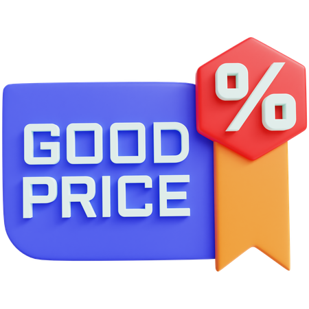 Good Price  3D Icon