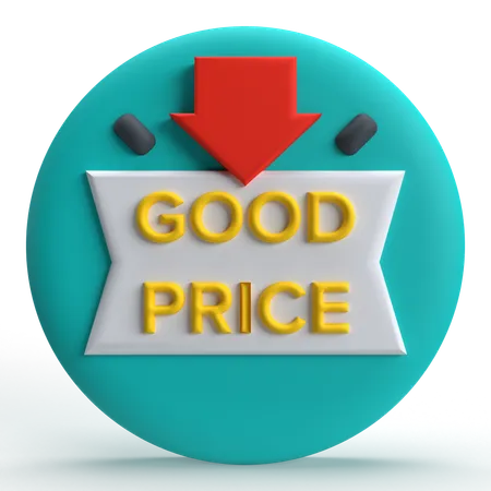 Good Price  3D Icon