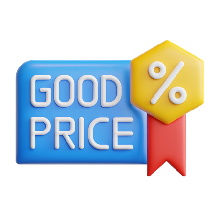 Good Price  3D Icon