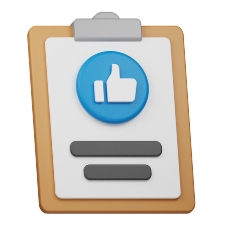 Good Report  3D Icon