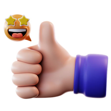 Good Review  3D Icon