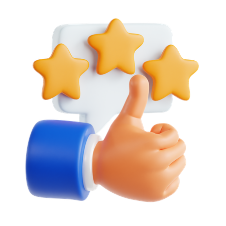 Good Review  3D Icon