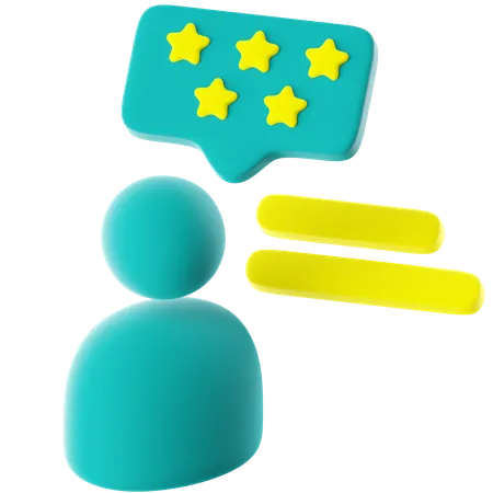 Good Review  3D Icon