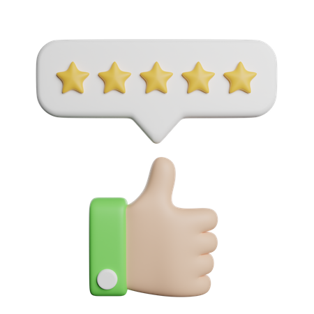 Good Review 3D Icon