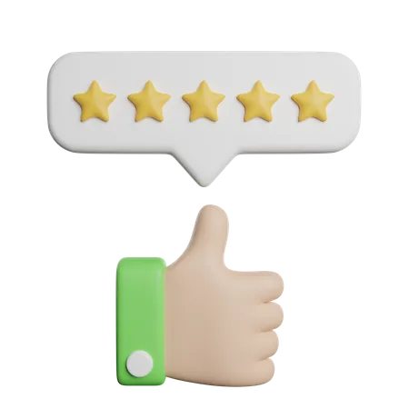 Like Good Review 3D Icon