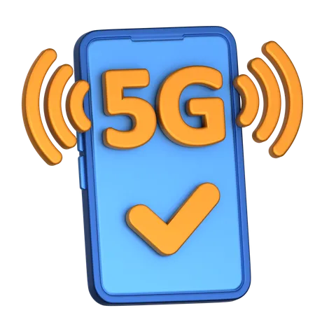 Good Signal 5G  3D Icon