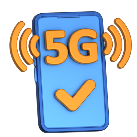 Good Signal 5G  3D Icon