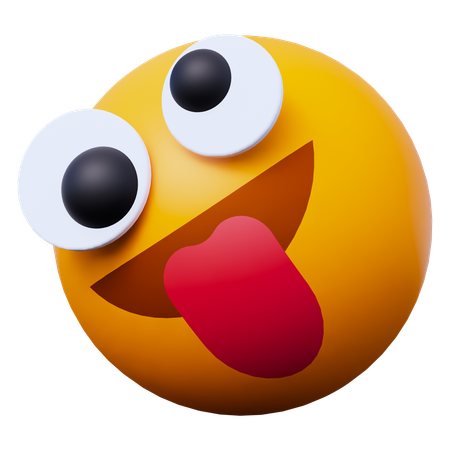 Goofy Emoji  3D Icon