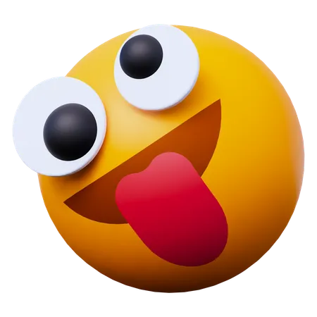 Goofy Emoji  3D Icon