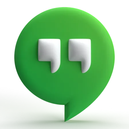 Google Hangouts  3D Icon