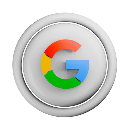 Google Logo  3D Icon