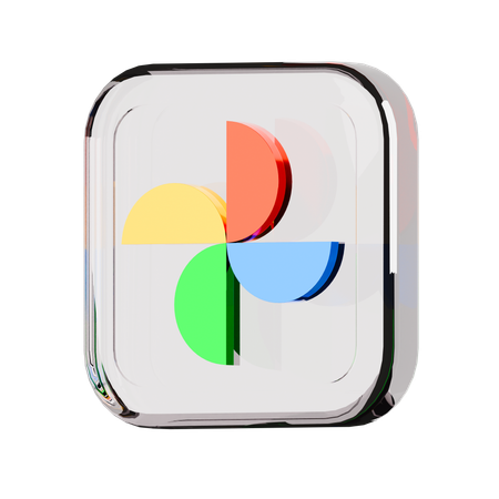 Google Photo  3D Icon