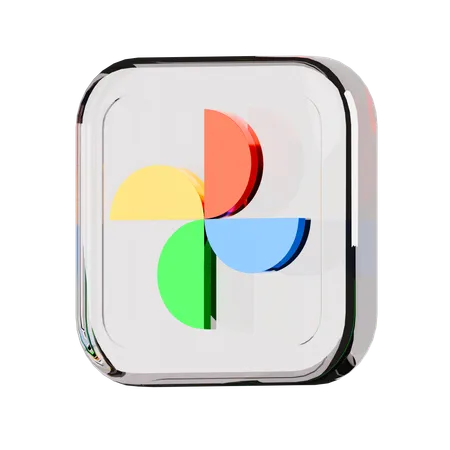 Google Photo  3D Icon