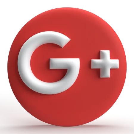 Google Plus  3D Icon