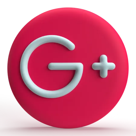 Google Plus  3D Icon