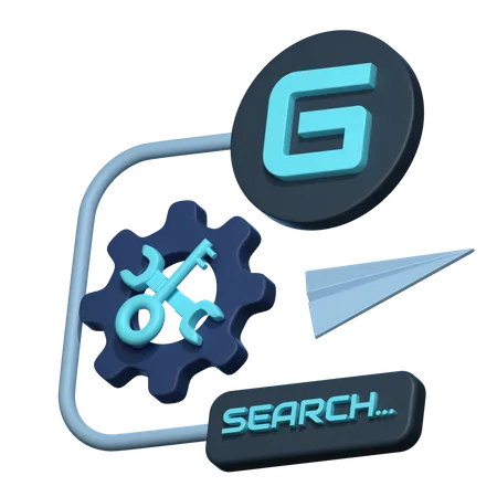 Google Search  3D Icon