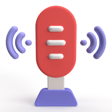 Google Voice  3D Icon