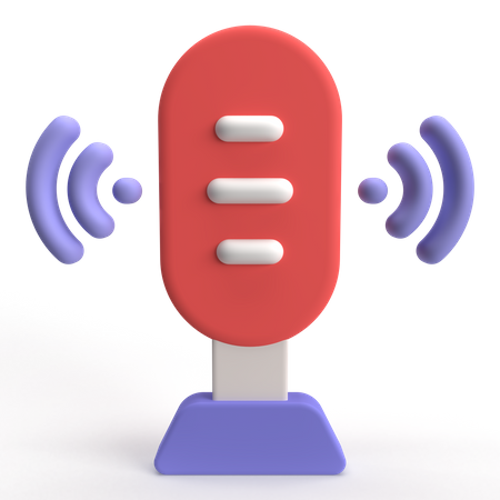 Google Voice  3D Icon