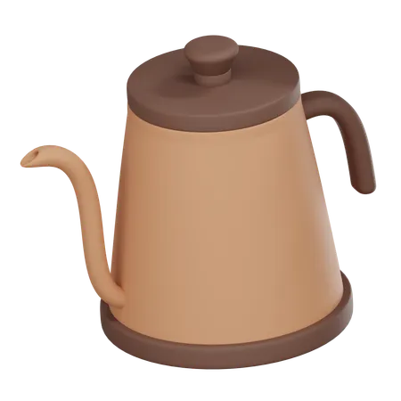 Gooseneck Kettle 3D Icon