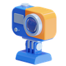 3d gopro camera emoji