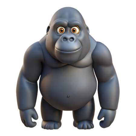 Gorila  3D Icon