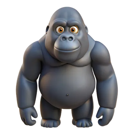 Gorila  3D Icon