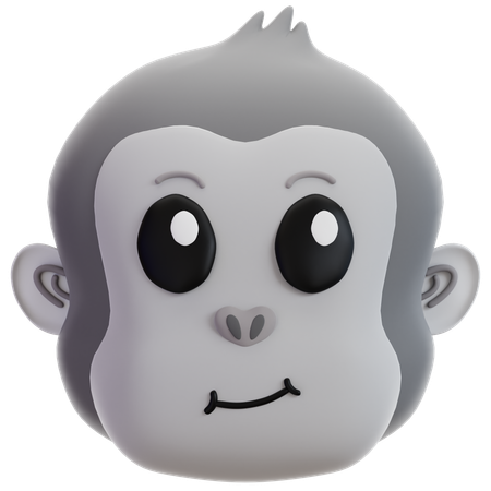 Gorila  3D Icon