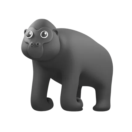 Gorilla  3D Icon