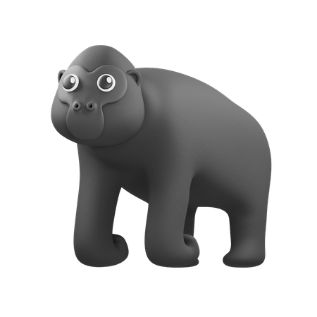 Gorilla  3D Icon