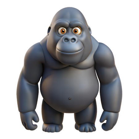 Gorilla  3D Icon